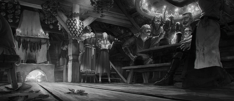 Illustration for article titled The Beautiful Sketches Behind The Witcher 3's Ending